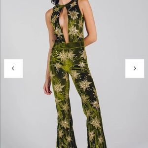 NWT Lenni Chromatic Jumpsuit Forest